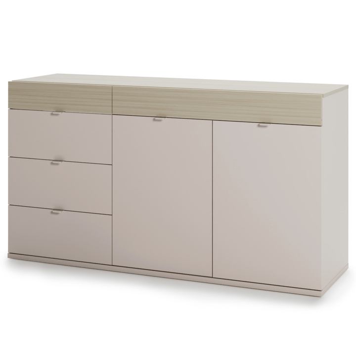 Komoda  CHARLIE 2 piesková/dub barista 1