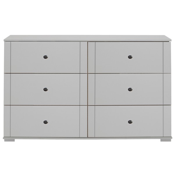 Komoda CHASE biela, 6 zásuviek 1