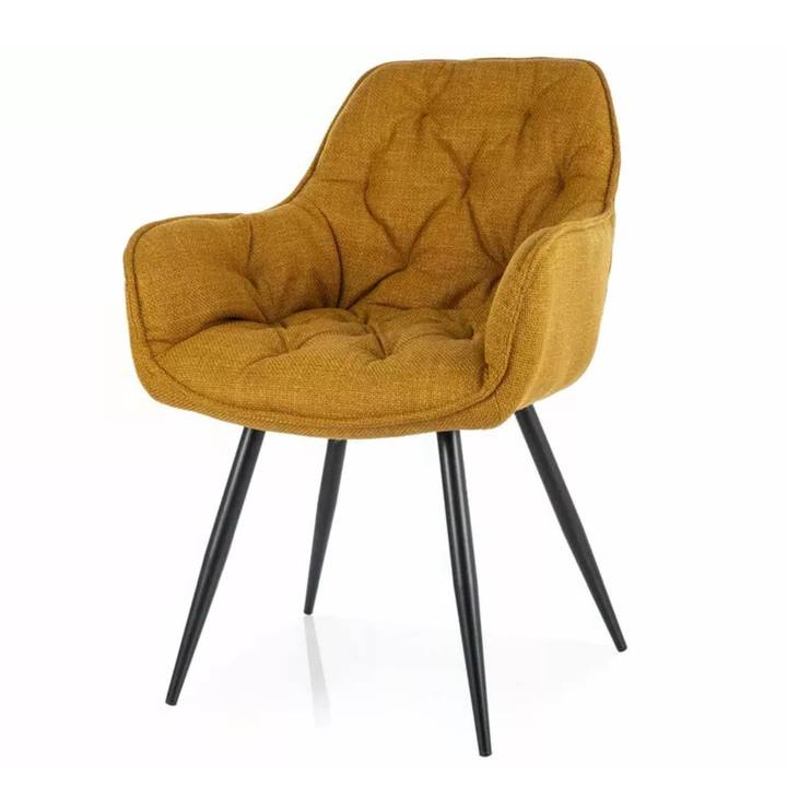 Jedálenská stolička CHIRRY 8 horčicová 1