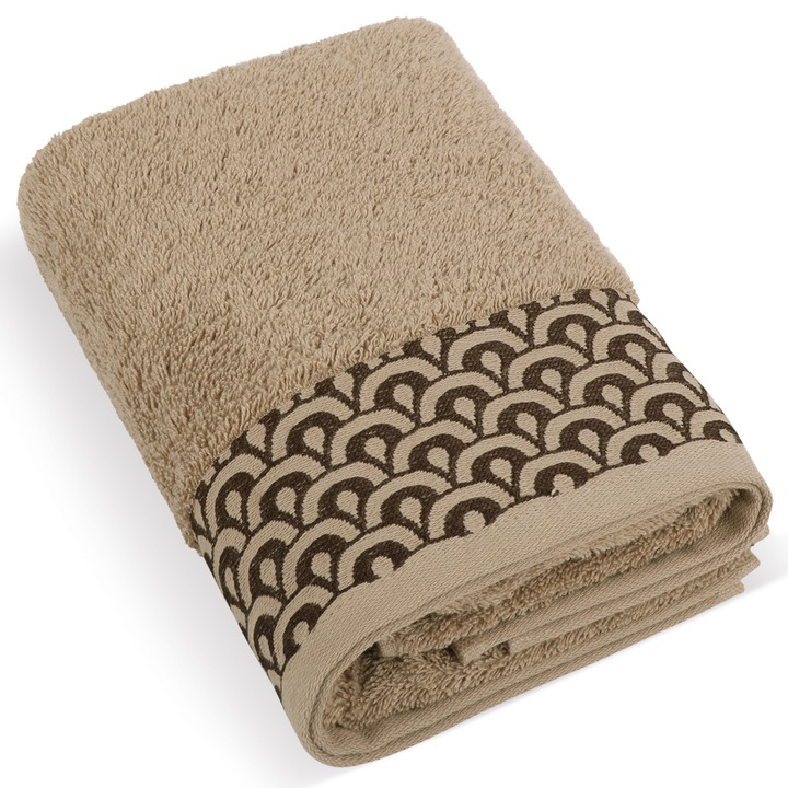 Osuška  ČIPKA hnedá, 70x140 cm 1