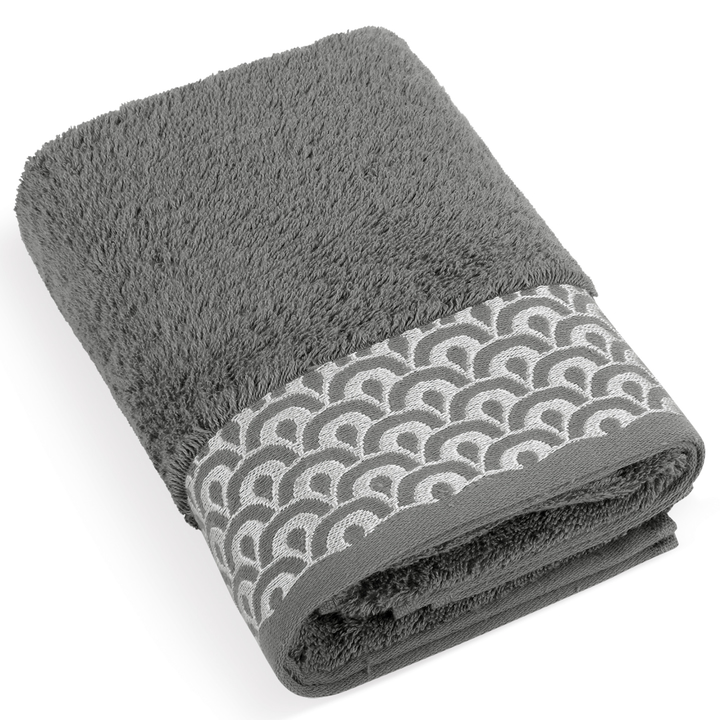 Osuška  ČIPKA tmavosivá, 70x140 cm 1