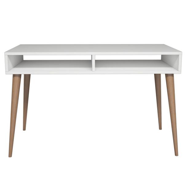 Písací stôl CISTO biela/dub 1