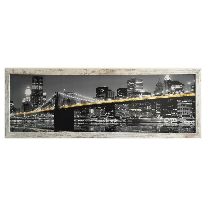 Obraz CITY X 90x30 cm 1