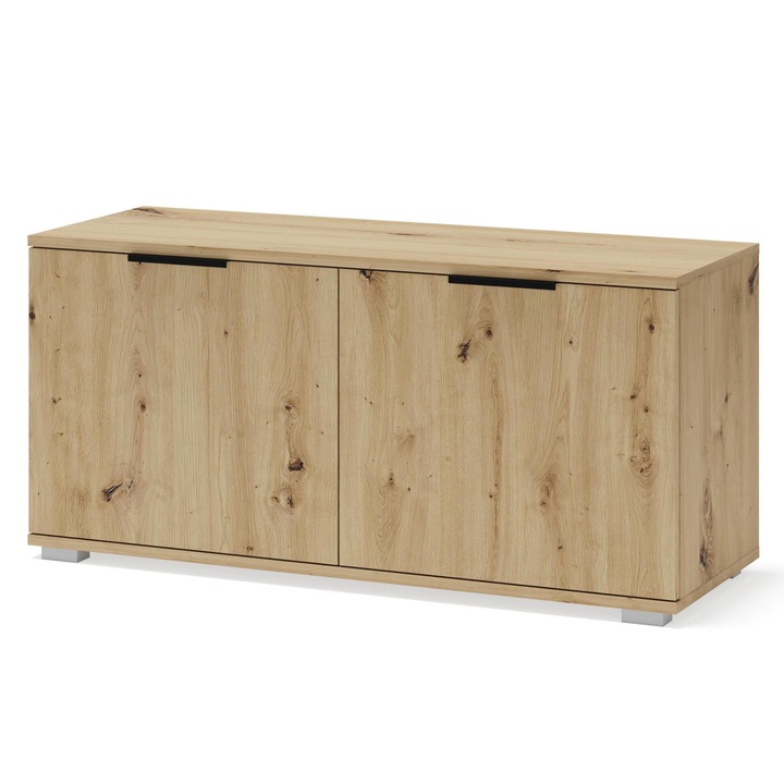 Skrinka na topánky do predsieňovej steny CLAF dub artisan, šírka 100 cm 1