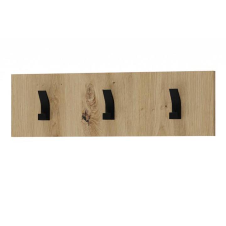 Nástenný vešiak CLAF dub artisan, šírka 50 cm 1