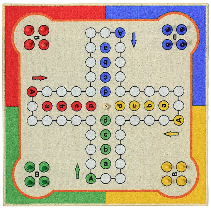 Detský koberec ČLOVEČE NEHNEVAJ SA 80x80 cm, viacfarebná 1