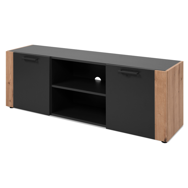 TV komoda CODY 56A antracitová/dub artisan 1