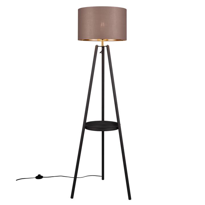 Stojacia lampa COLETTE čierna/taupe 1