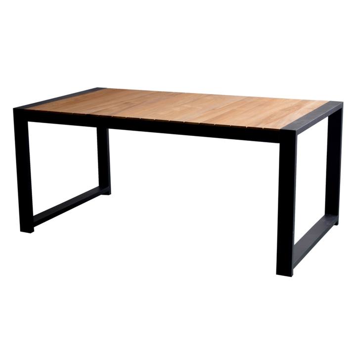 Záhradný stôl COLMAR čierna/teak 1