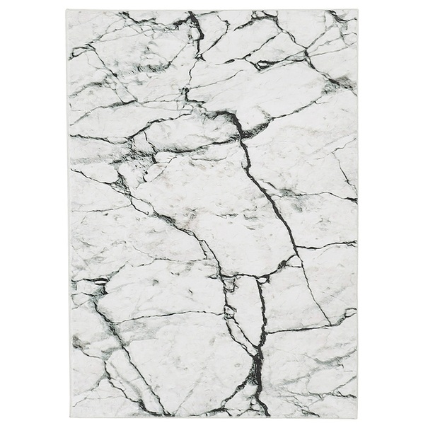 Koberec COLOR 2 biely mramor, 80x150 cm 1