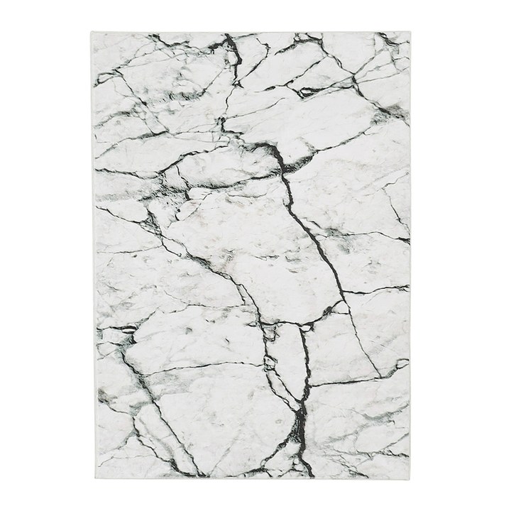 Koberec COLOR 2 biely mramor, 60x100 cm 1