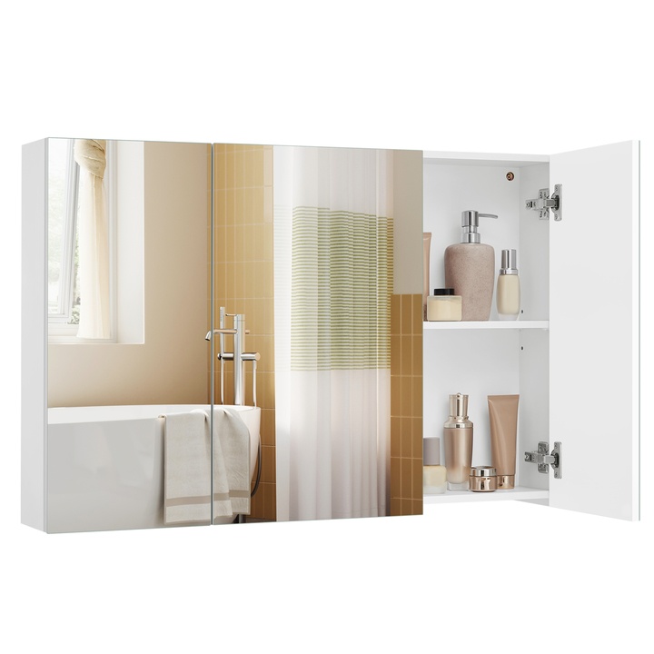 Zrkadlová skrinka COMBS biela 1