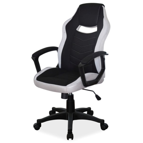 Kancelárske kreslo COMORU sivá/čierna 1