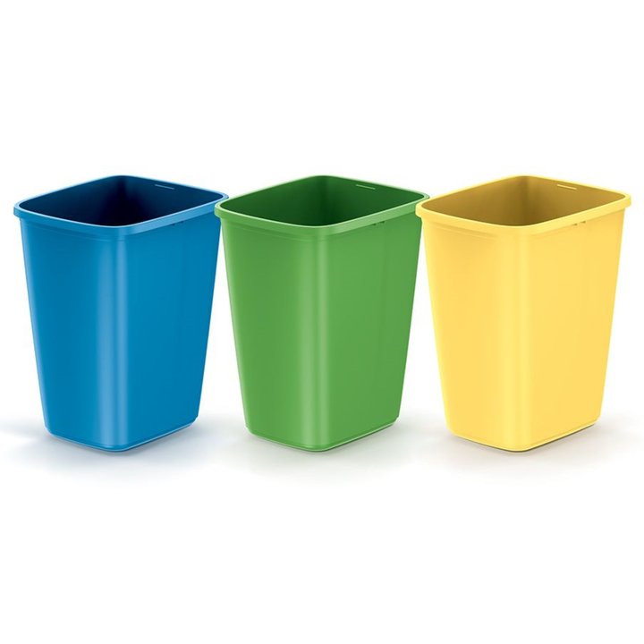 Súprava košov na triedený odpad COMPACTA Q SET 3x12 L 1