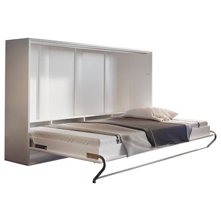 Sklápacia posteľ CONCEPT PRO CP-05 biela vysoký lesk, 120x200 cm 1