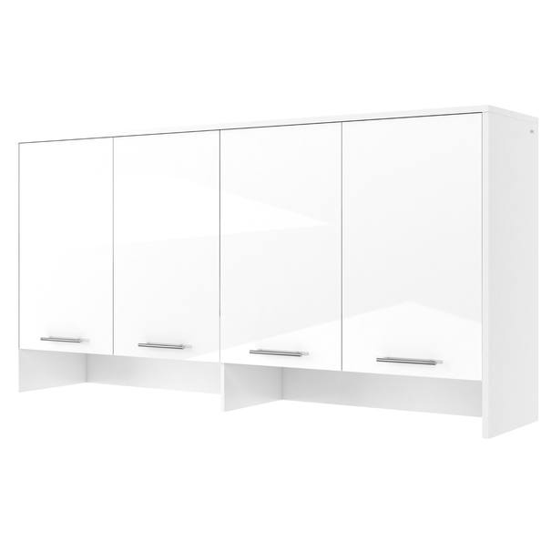 Policový nadstavec k posteli CONCEPT PRO CP-06 biela vysoký lesk 1