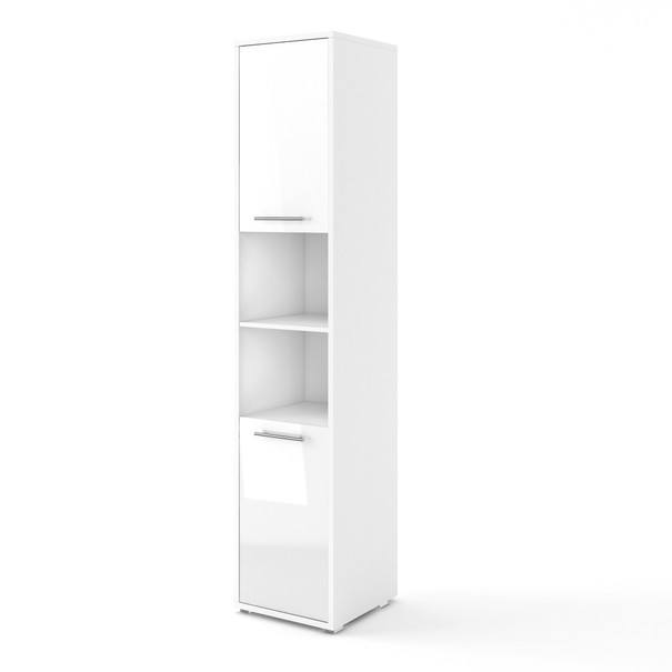 Skriňa CONCEPT PRO CP-08 biela vysoký lesk, 2 dvierka 1