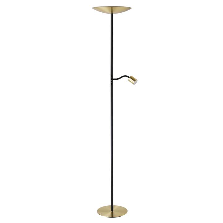 Stojacia lampa CONIVARINO čierna/zlatá 1