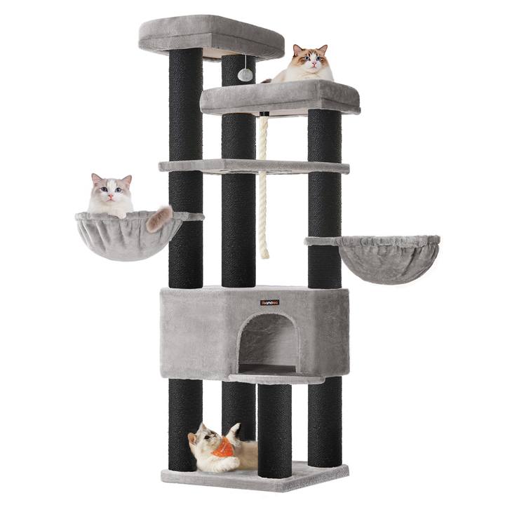 Mačacie škrabadlo COONS sivá/čierna 1