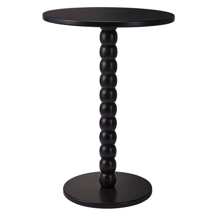 Odkladací stolík CORA čierna, výška 50 cm 1