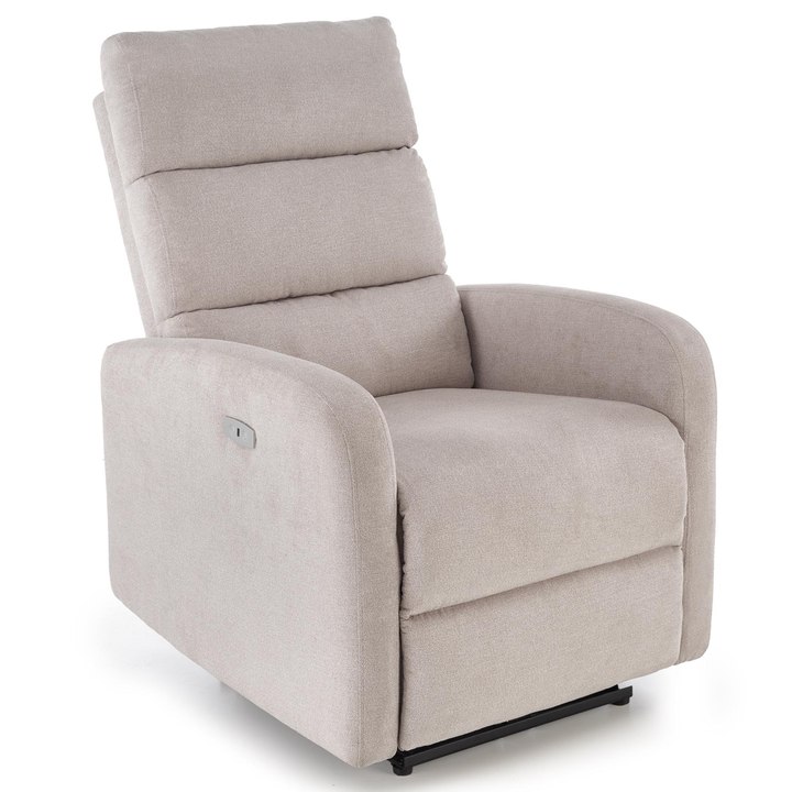 Relaxačné kreslo CORANAU svetlobéžová 1