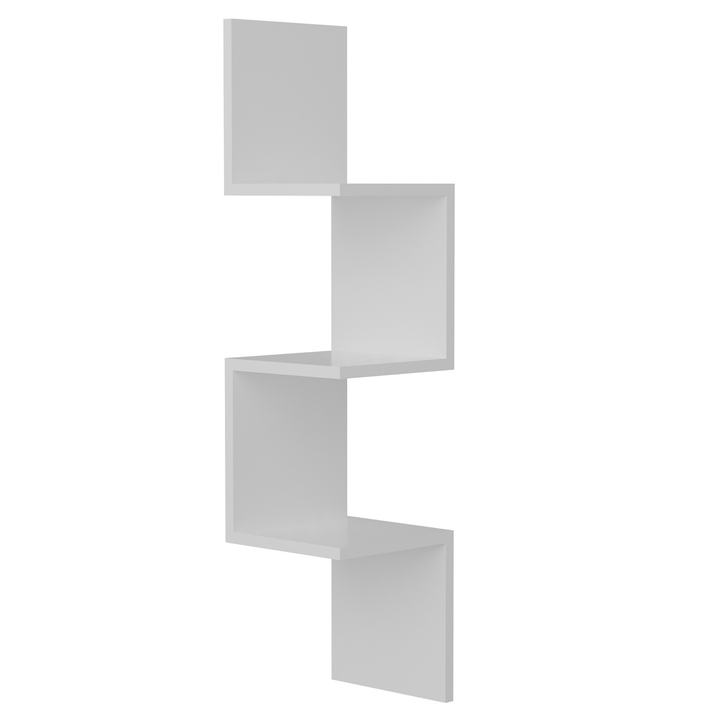 Nástenná polica CORNER biela 1