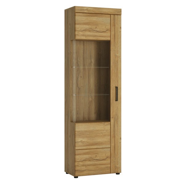 Vitrína CORTINA II dub tmavý grande 1