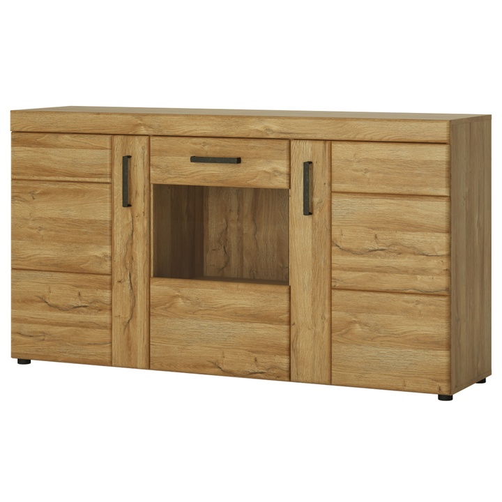 Komoda CORTINA III dub tmavý grande 1