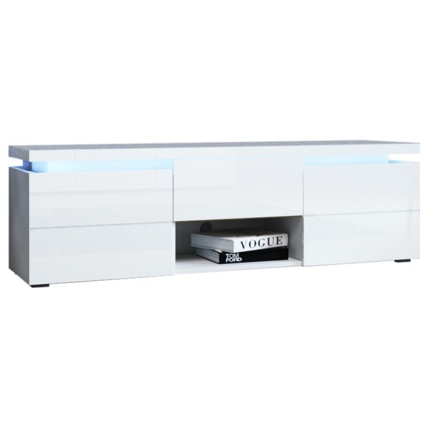 TV stolík CORTINA biela 1