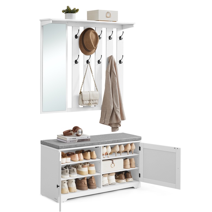 Predsieňová zostava COTTAGE biela 1