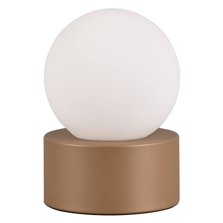 Stolná lampa  COUNTESS hnedá/biela 1