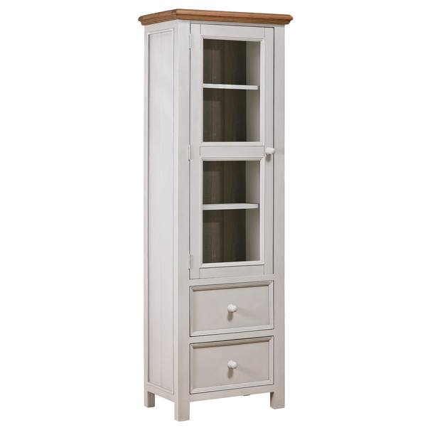 Vitrína COUNTRY borovica, šírka 60 cm 1