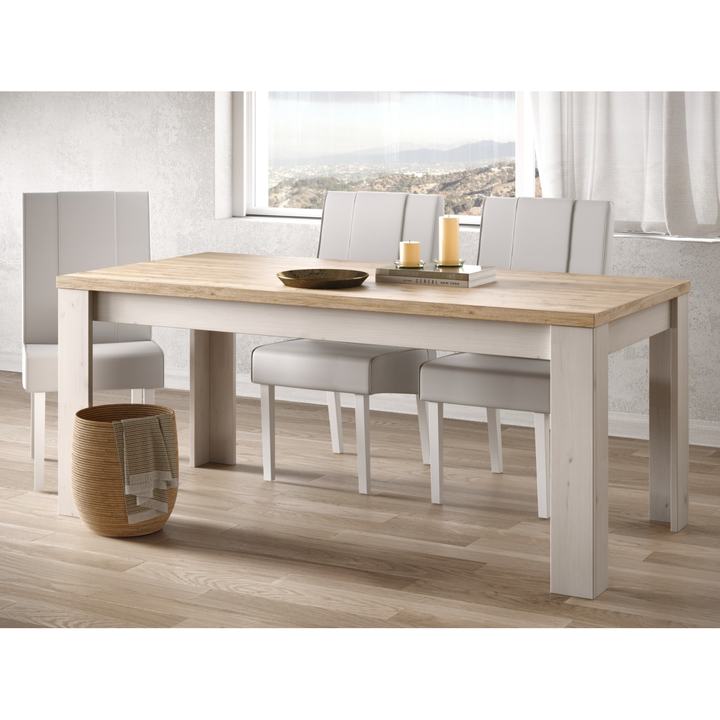 Jedálenský stôl COUNTRYS 10 dub cadiz/biela 1