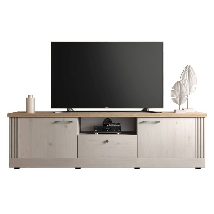 TV komoda COUNTRYS 4 dub cadiz/biela 1