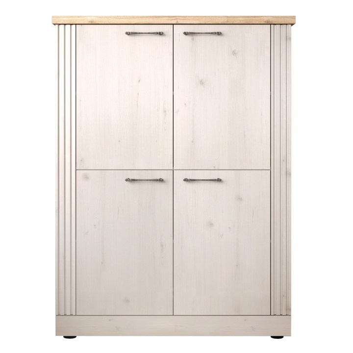 Komoda COUNTRYS 6 dub cadiz/biela 1