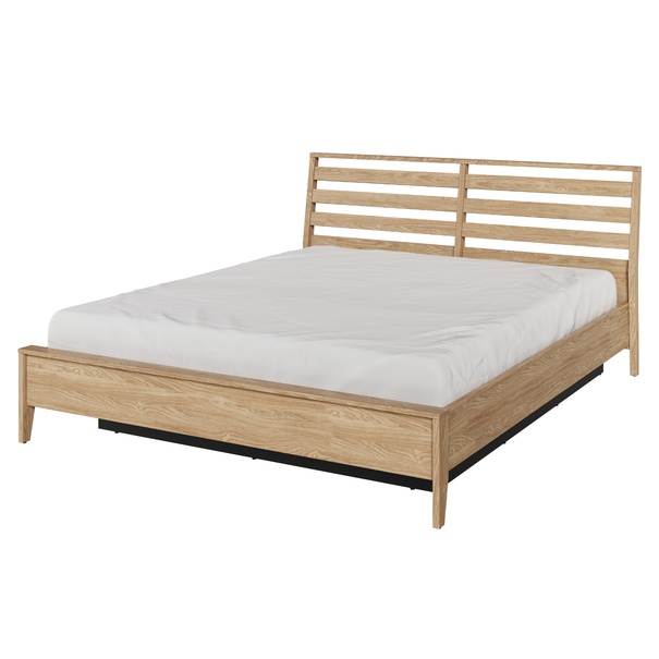 Posteľ s roštom COZY olejovaný dub, 160x200 cm 1