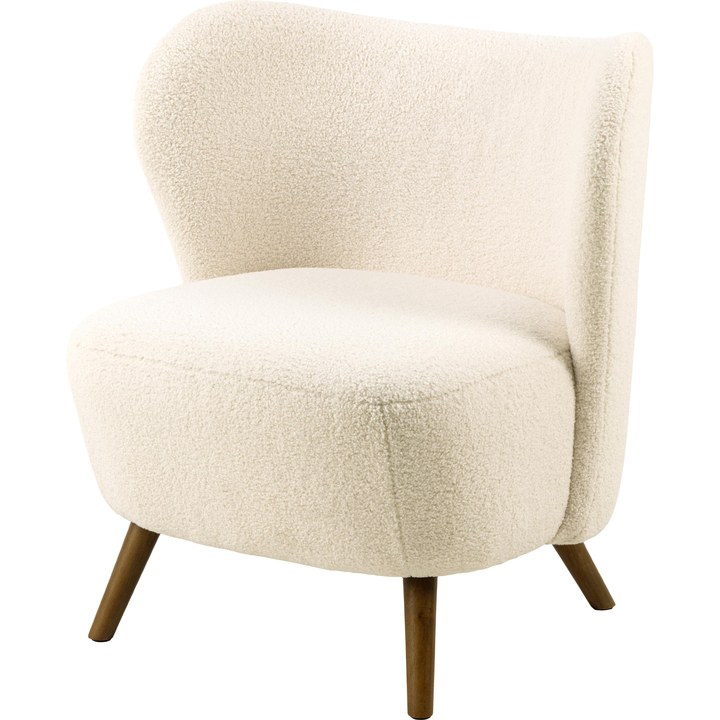 Kreslo CROSBY béžová/čiernohnedá 1