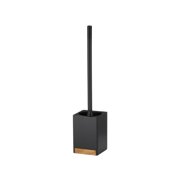 WC sada  CUBE čierna/dub 1