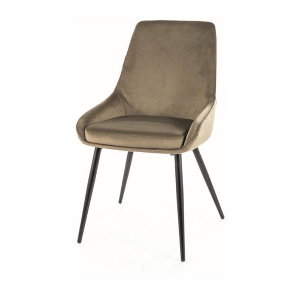 Jedálenská stolička CUBI olivová/čierna 1