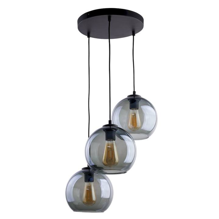 Závesné svietidlo CUBUS 3 čierna/sivá 1