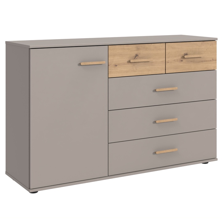 Komoda DAGAT 706 sivá/dub artisan 1