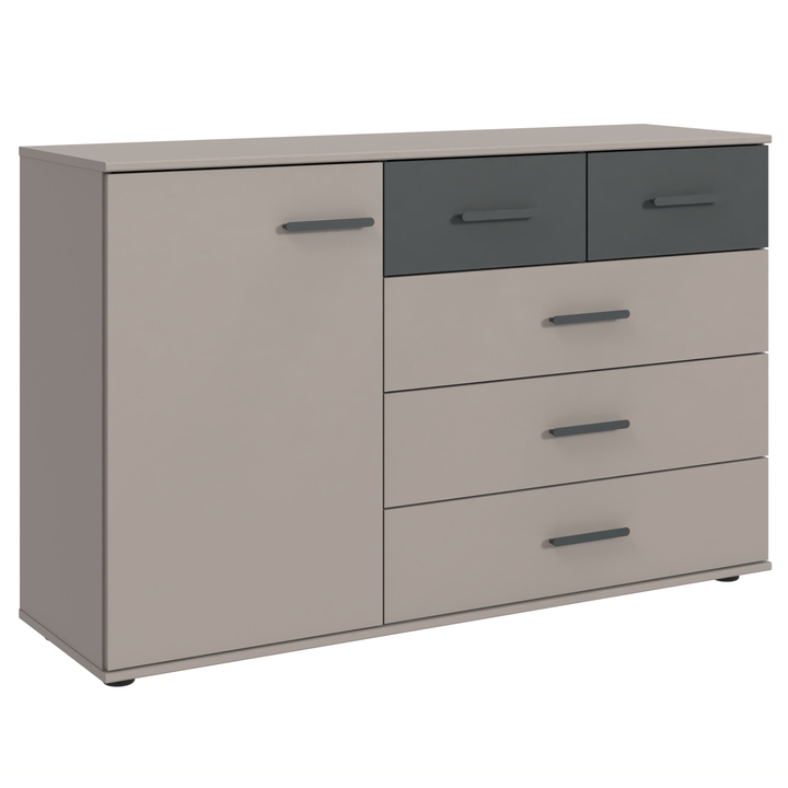 Komoda DAGAT 706 sivá/grafitová 1