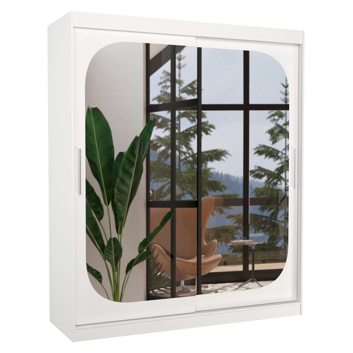 Šatníková skriňa DALENA biela 1