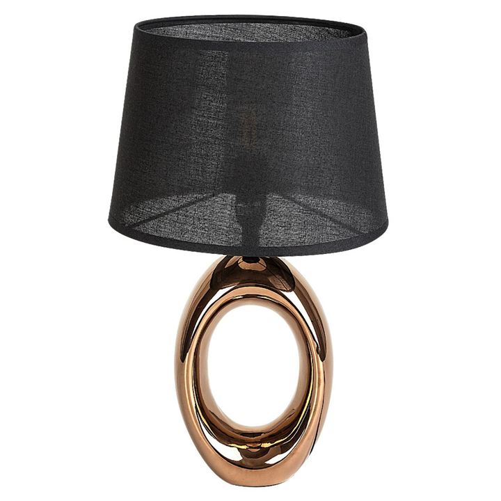Stolná lampa DALORA čierna/bronzová 1