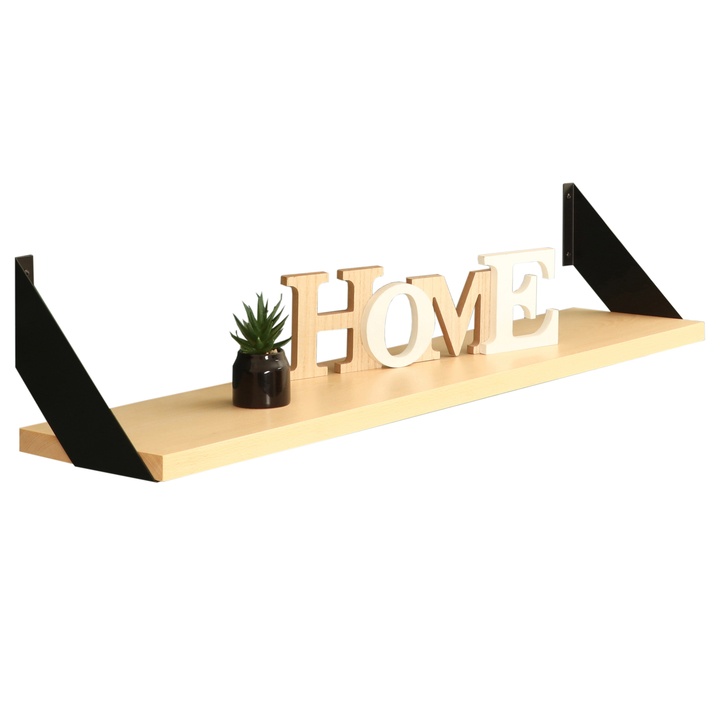 Nástenná polica DANAL buk, šírka 75 cm 1