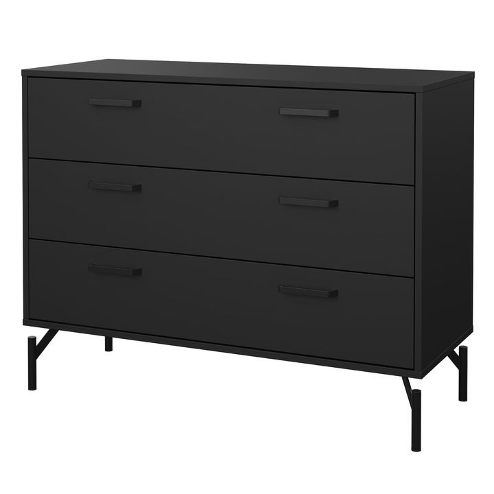 Komoda DANIELA I matná čierna 1