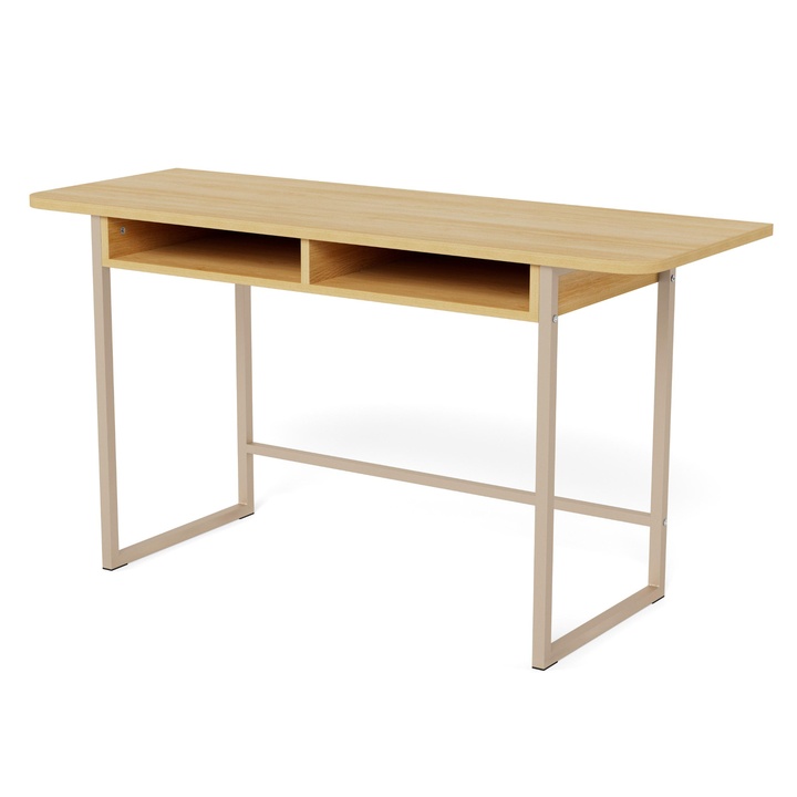 Konzolový stolík DARLINGTON 140 dub/sivá 1