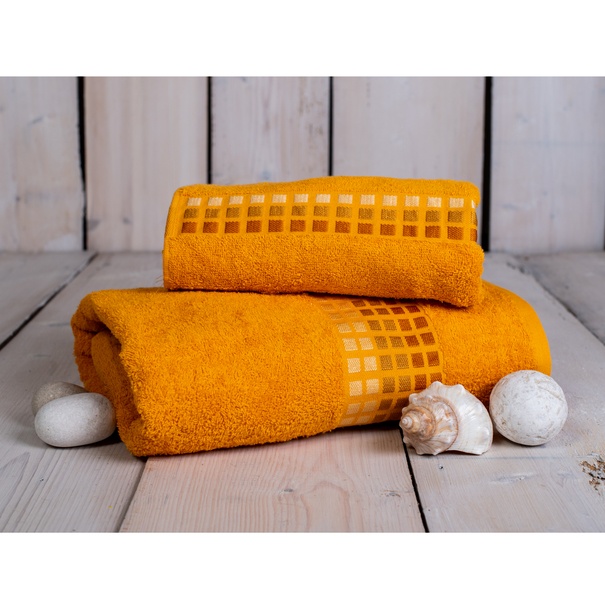 Osuška DARWIN okrová, 70x140 cm 1