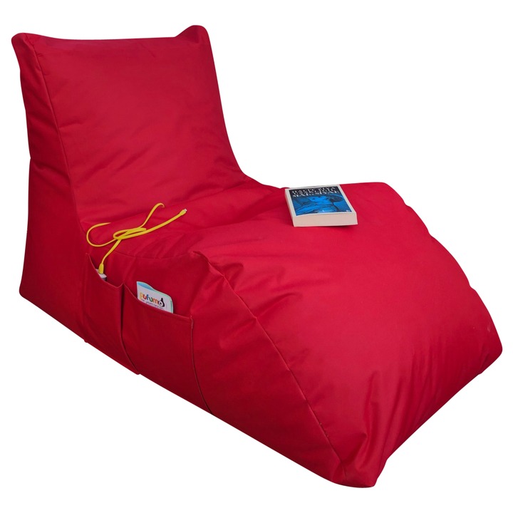 Outdoor sedací vak DAYBED červená 1