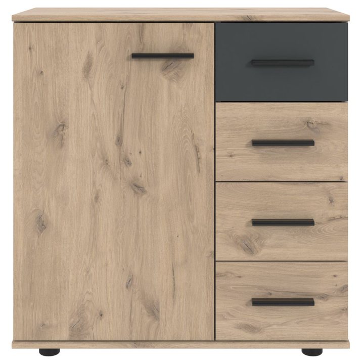 Komoda DEANNA 1 dub viking/grafitová 1